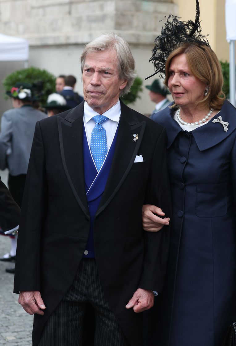 Leopold Prinz von Bayern und seine Frau Ursula, Prinzessin von Bayern.