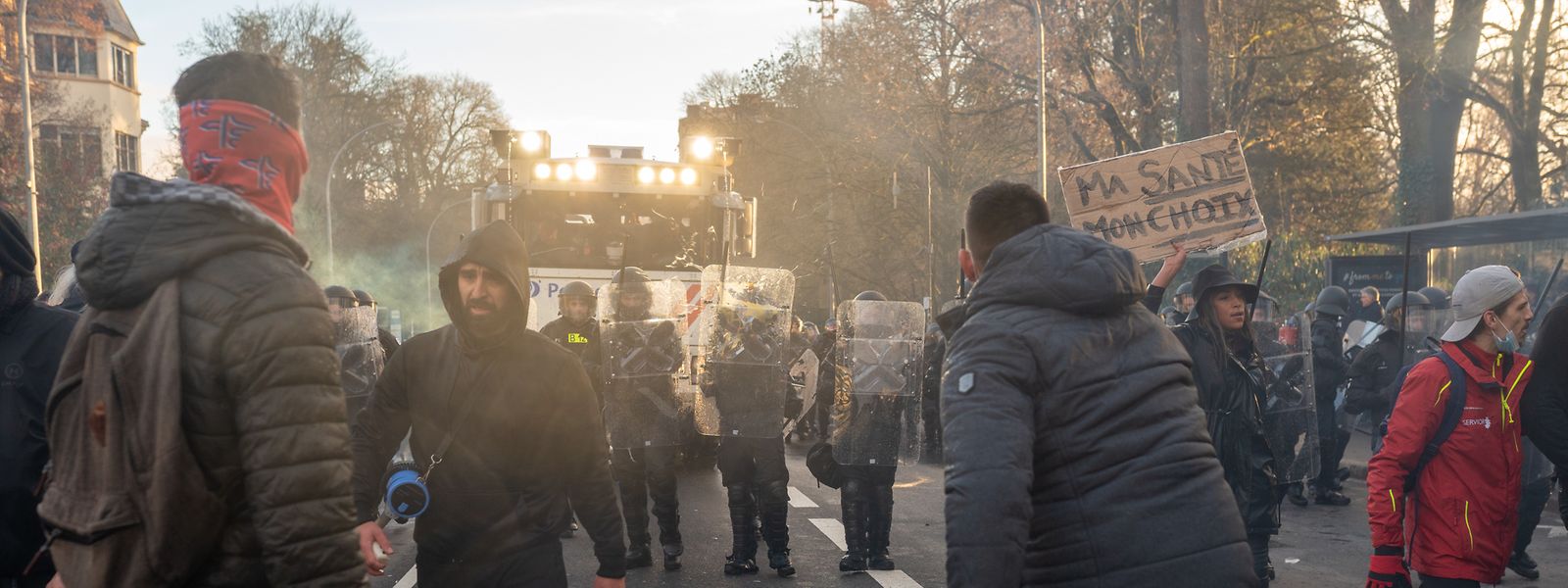 Bei einer Corona-Demo am 11. Dezember kam es zu Ausschreitungen. 