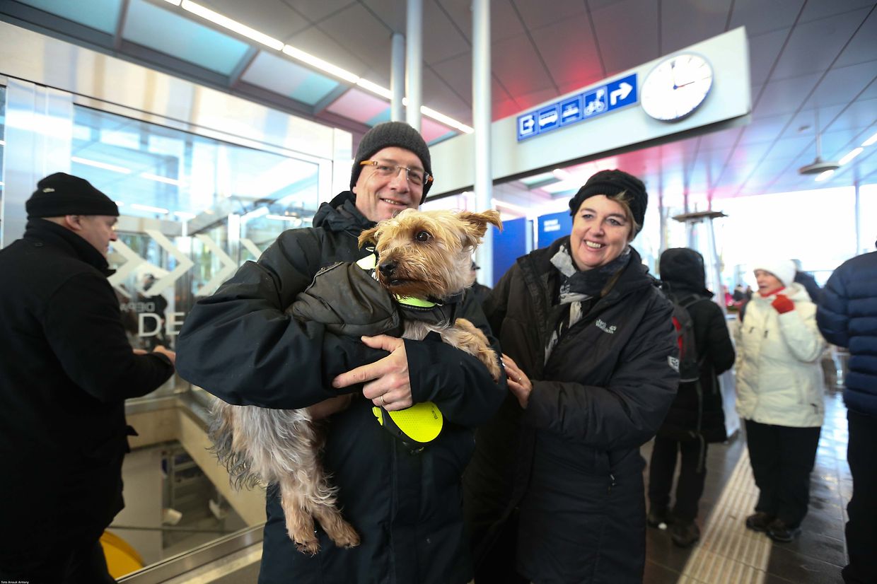 10.12.2017 Luxembourg, Kirchberg, Einweihung Tram, Tramsschienen, Mobilitéit , CFL, photo Anouk Antony