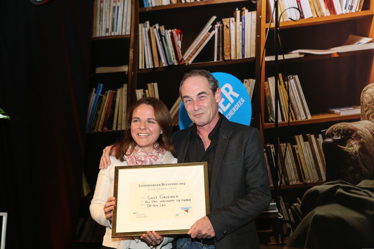 Letzebuerger Buchprais - Prix du livre littérature - Gast Greober pour «All Dag verstoppt en aneren»