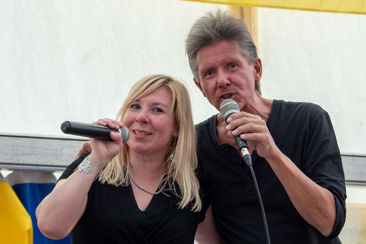 Für gute Stimmung sorgte die richtige Livemusik. 