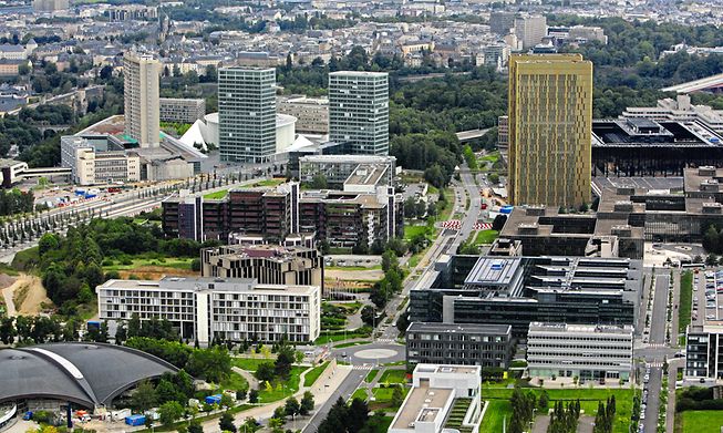 The Kirchberg area is home to several EU institutions in Luxembourg