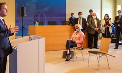 In Schloss Senningen trat am Freitag auch Premierminister Xavier Bettel ans Rednerpult.