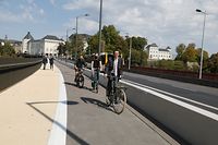 Lokales, Mobilität, Fahrrad, Al Bréck Passerelle, Fahrradweg, pont Adolphe,  Foto: Anouk Antony/Luxemburger Wort