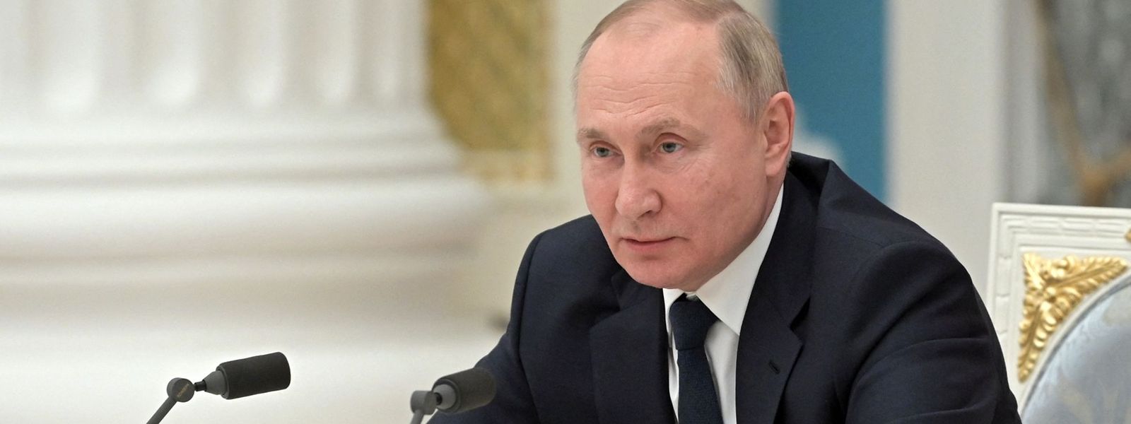 Wladimir Putin kritisiert die Sanktionen des Westens.