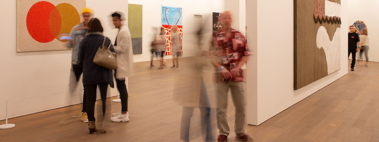 MUDAM exposition peintures des années 1980 et 1990, Mudam Collection, La nuit des musées 2018, Luxembourg City, Ville de Luxembourg, Kirchberg, 13.10.2018, Foto: Laurent Ludwig