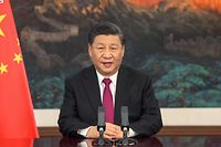 O Presidente da China, Xi Jinping.