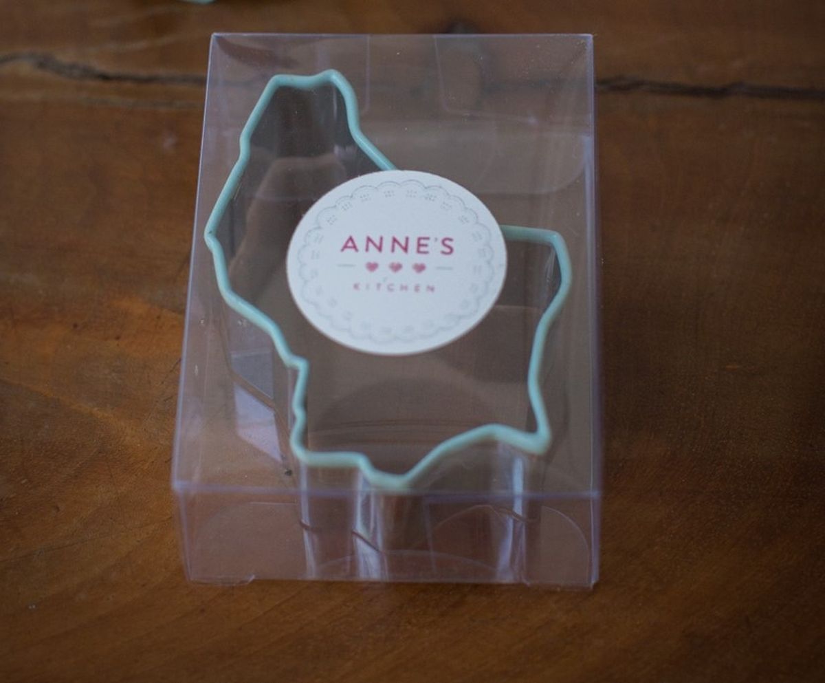 Anne's Luxembourg-shaped cookie cutters make a great stocking filler