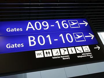 Flughafen Findel: Arbeiten im Terminal B laufen auf Hochtouren