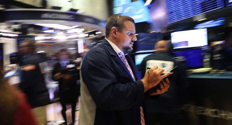 NEW YORK, NEW YORK - SEPTEMBER 30: Traders work of the floor of the New York Stock Exchange (NYSE) on September 30, 2019 in New York City. Markets around the world continue to be volatile following political uncertainties in America, Britain and China. Spencer Platt/Getty Images/AFP == FOR NEWSPAPERS, INTERNET, TELCOS & TELEVISION USE ONLY ==