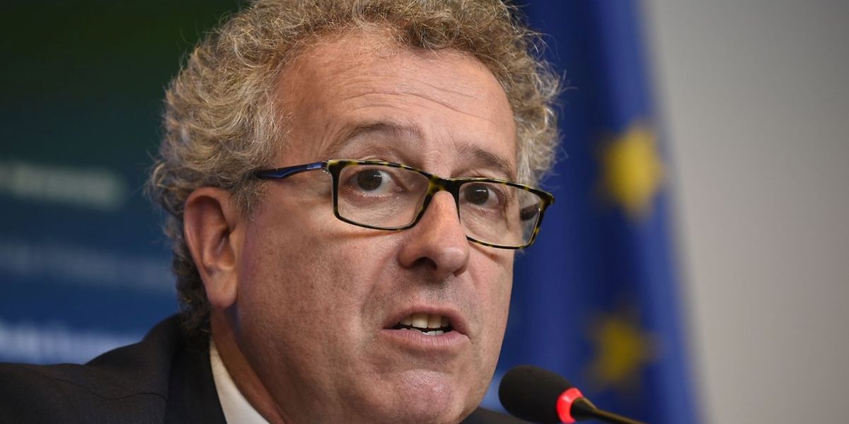 Pierre Gramegna lors de l'Ecofin de mardi