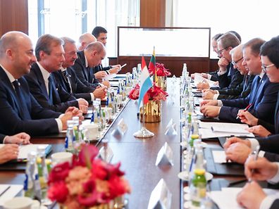O Grão-Duque, o ministro da Economia, Etienne Schneider, e o ministro dos Negócios Estrangeiros, Jean Asselborn, deslocaram-se à Lituânia para uma visita oficial de três dias.