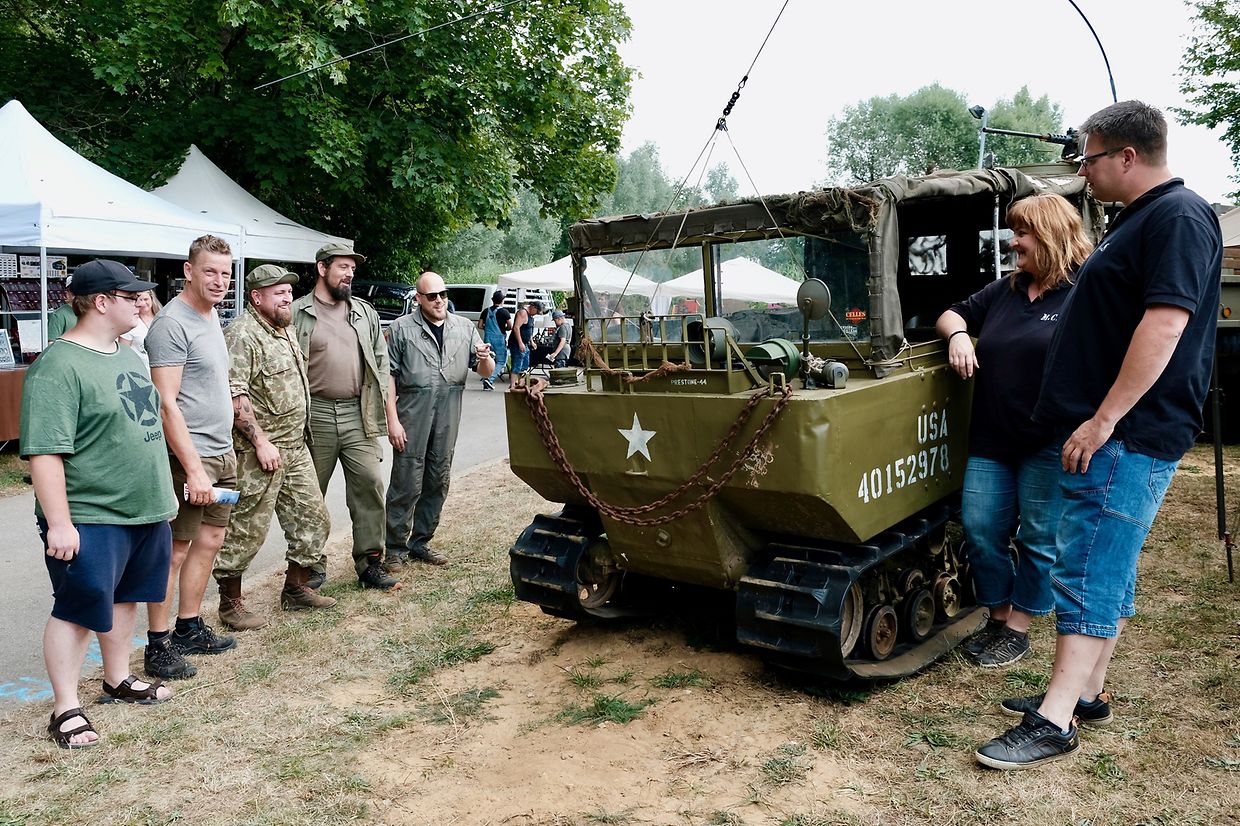 Auch Militärfahrzeuge konnten die Besucher bestaunen, wie dieses M 29 Weasel-Kettenfahrzeug aus dem Jahr 1942.