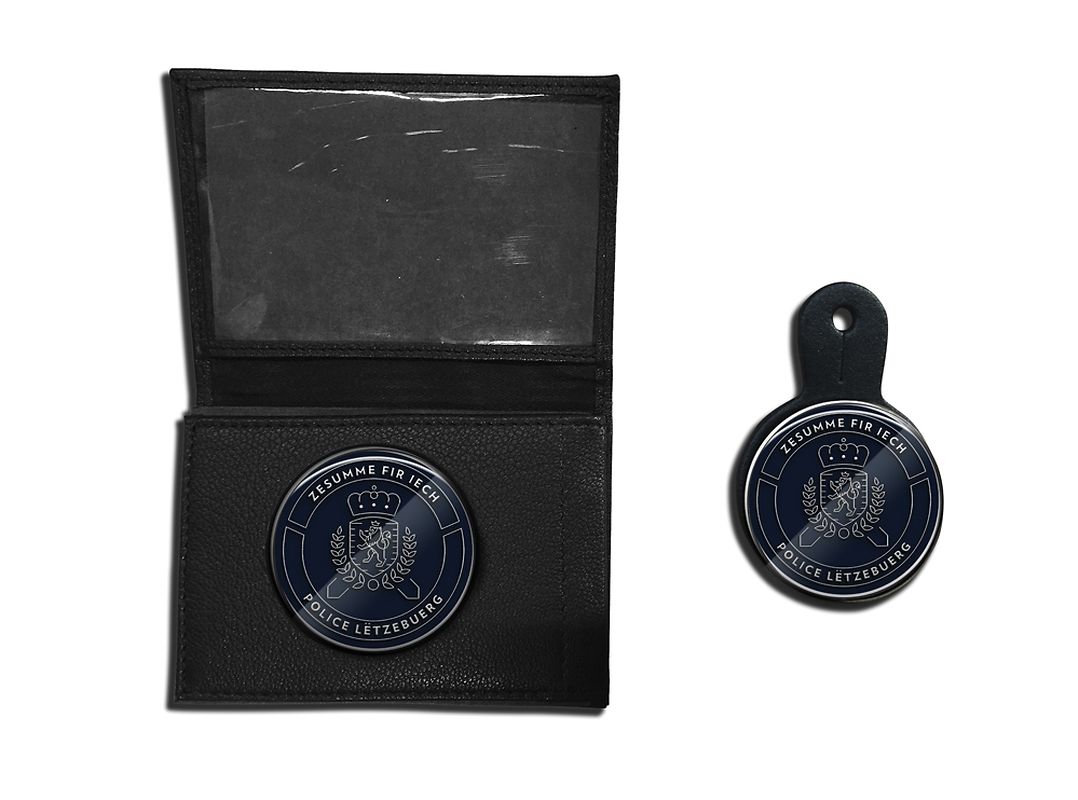 Die offizielle Präsentation der Polizei.