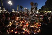 In Nizza trauern die Menschen um die Opfer des Anschlags.