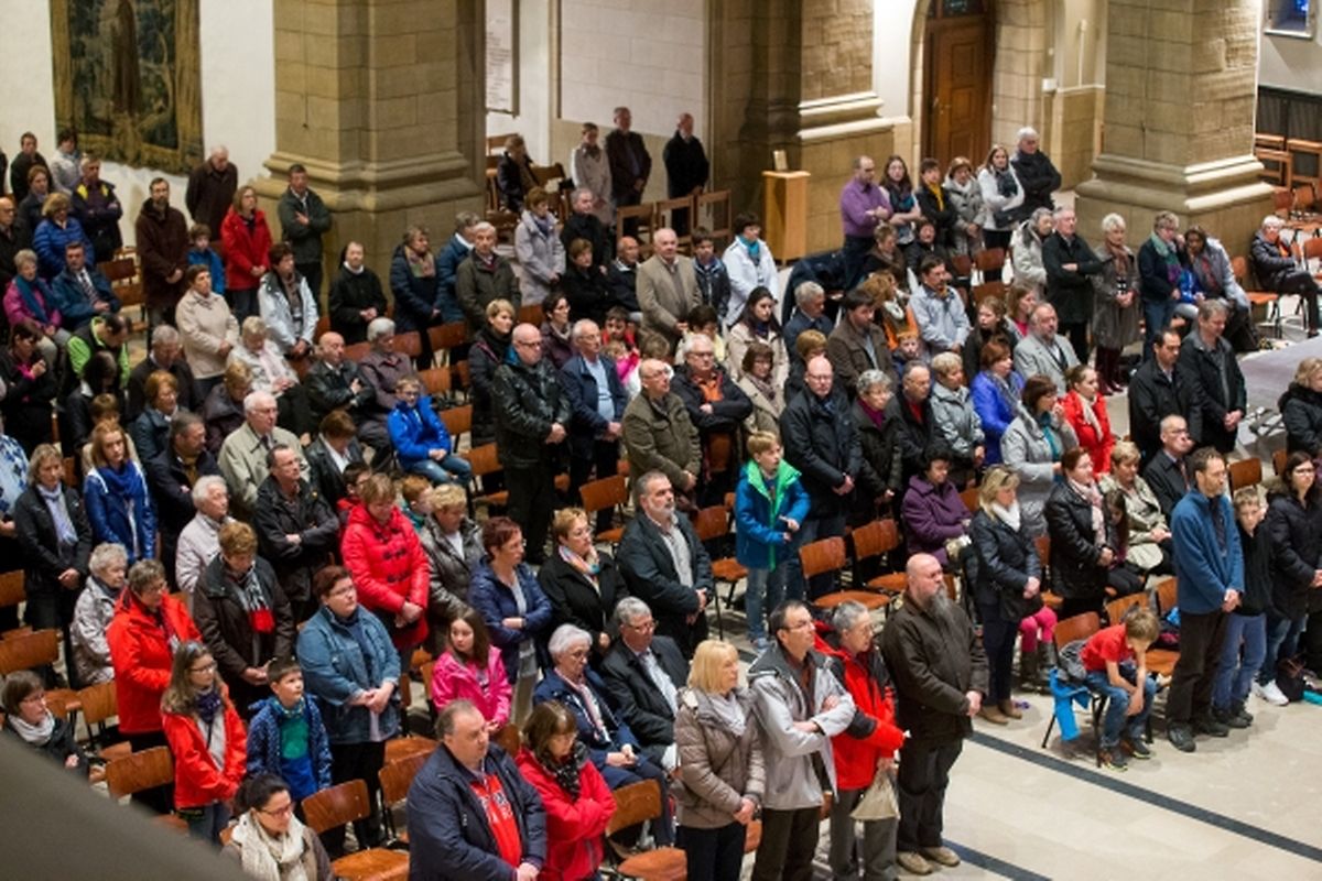 Messe für die Pfarrverbände “Käerch“ und “vun der Mess“ sowie den Pfarreien Fingig, Garnich, Kahler und Küntzig