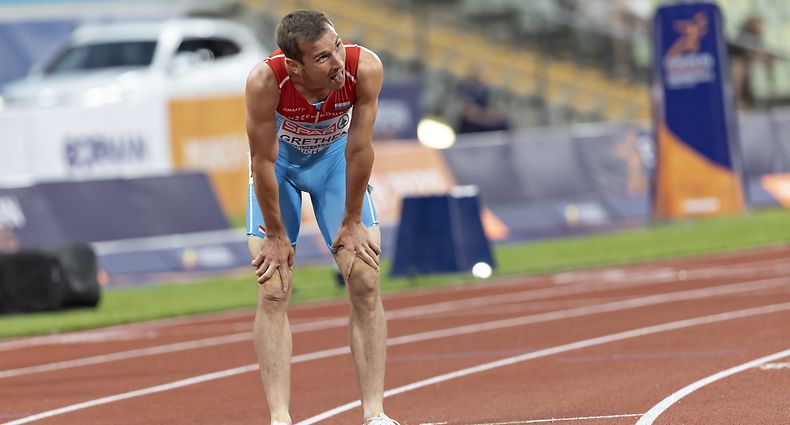 Charel Grethen (1500m) / Europameisterschaft Muenchen, Leichtathletik, Erster Wettkampftag / 15.08.2022 / Muenchen / Foto: Christian Kemp