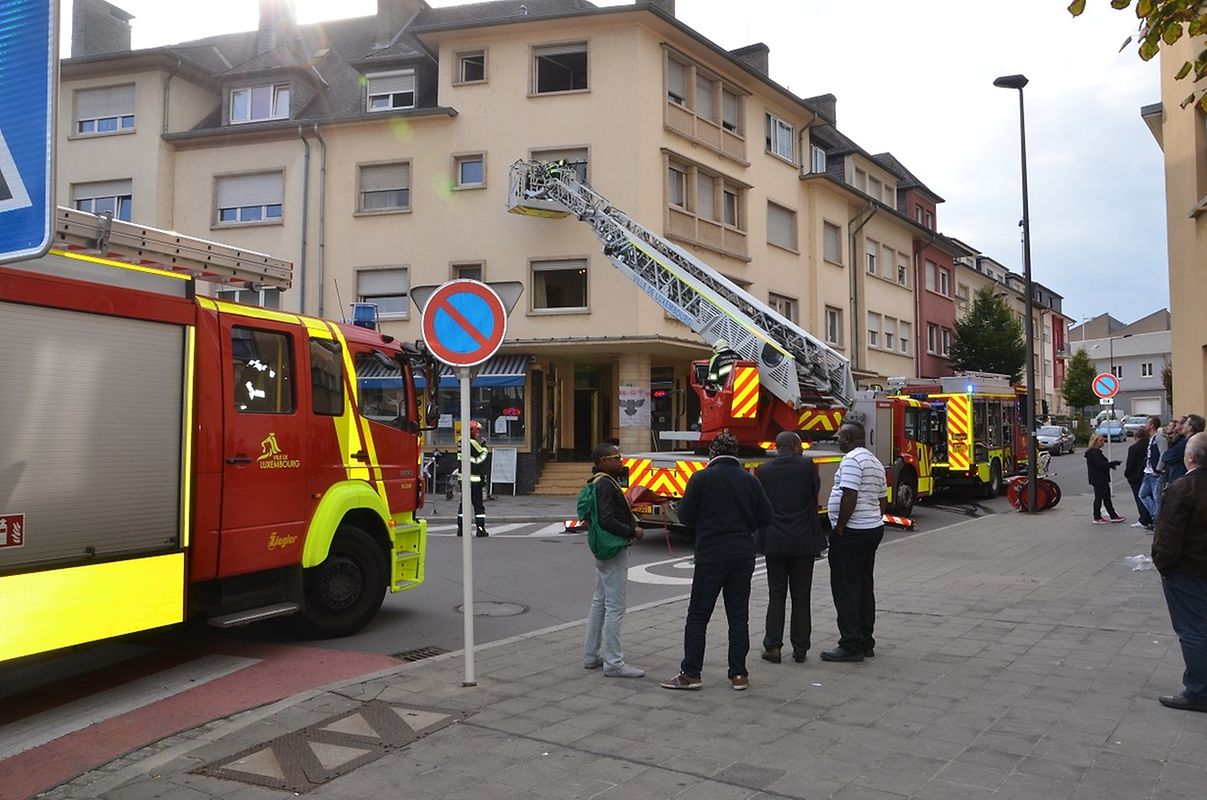 Kellerbrand in der Rue Sigismond