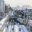 Firefighters and medics try to rescue victims after a high-speed train crashed into a locomotive in Ankara, on December 13, 2018. - Nine people were killed and nearly 50 injured in this train accident. (Photo by ADEM ALTAN / AFP)