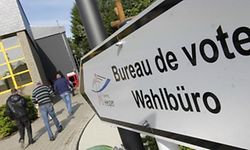 25.05.14 europawahlen, wahlen europaparlament, europa, europe, Gang zu den Urnen in Luxemburg, hier : Fentange, elections parlament europeen, photo:Marc Wilwert