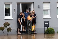 Lokales,Hochwasser,Überschwemmungen,Starkregen,Katastrophe. hier:Steinheim.Foto: Gerry Huberty/Luxemburger Wort