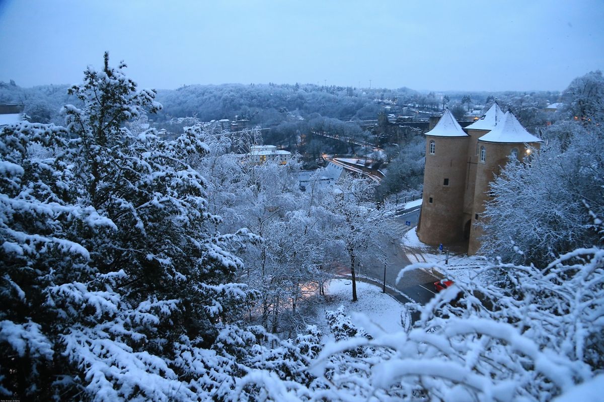 Temperatura vai baixar: Luxemburgo acordou com neve