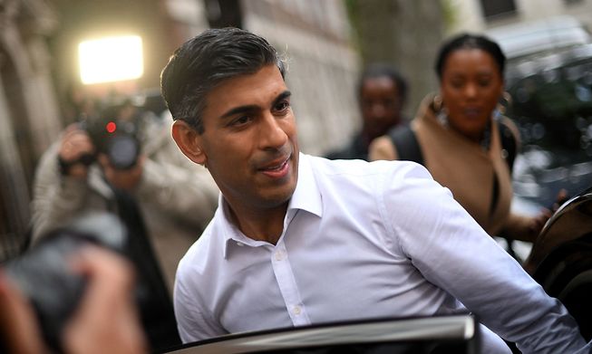 Britain's former Chancellor of the Exchequer, Conservative MP, Rishi Sunak
