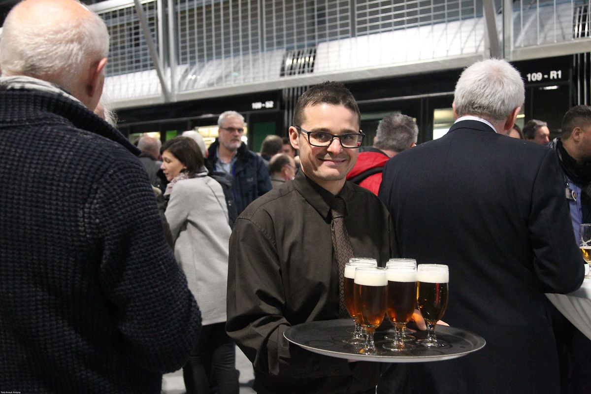 10.12.2017 Luxembourg, Kirchberg, Einweihung Tram, Tramsschienen, Mobilitéit , CFL, photo Anouk Antony