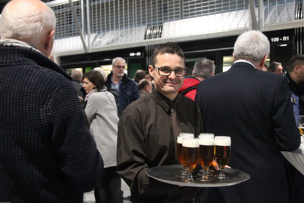 10.12.2017 Luxembourg, Kirchberg, Einweihung Tram, Tramsschienen, Mobilitéit , CFL, photo Anouk Antony