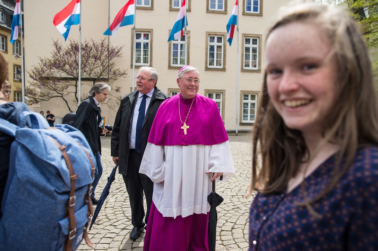 Messe für das Athenäum und die "Lycéen" der Stadt Luxemburg. 