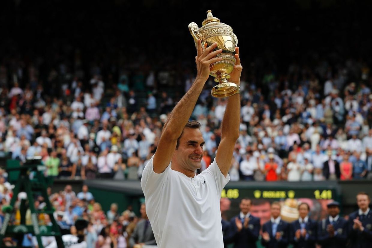 Roger Federer triumphierte in Wimbledon. 
