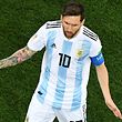 Argentina's forward Lionel Messi reacts during the Russia 2018 World Cup Group D football match between Argentina and Croatia at the Nizhny Novgorod Stadium in Nizhny Novgorod on June 21, 2018. Croatia won 0-3. / AFP PHOTO / Kirill KUDRYAVTSEV / RESTRICTED TO EDITORIAL USE - NO MOBILE PUSH ALERTS/DOWNLOADS