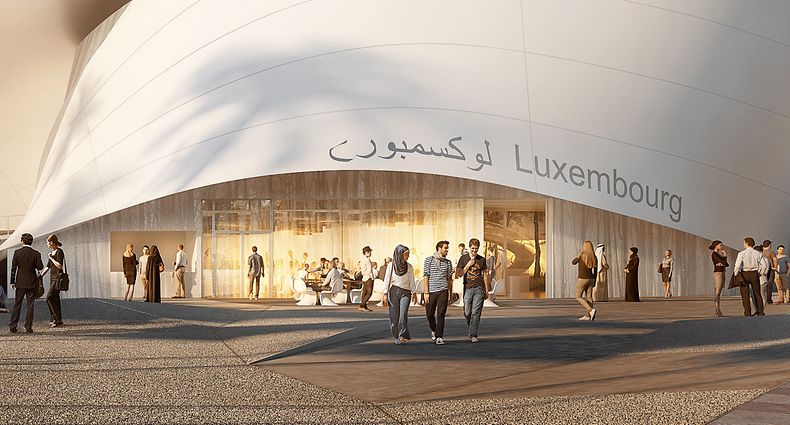 Dubai EXPO 2020, Weltausstellung, Luxemburger Pavillon - Luxemburg