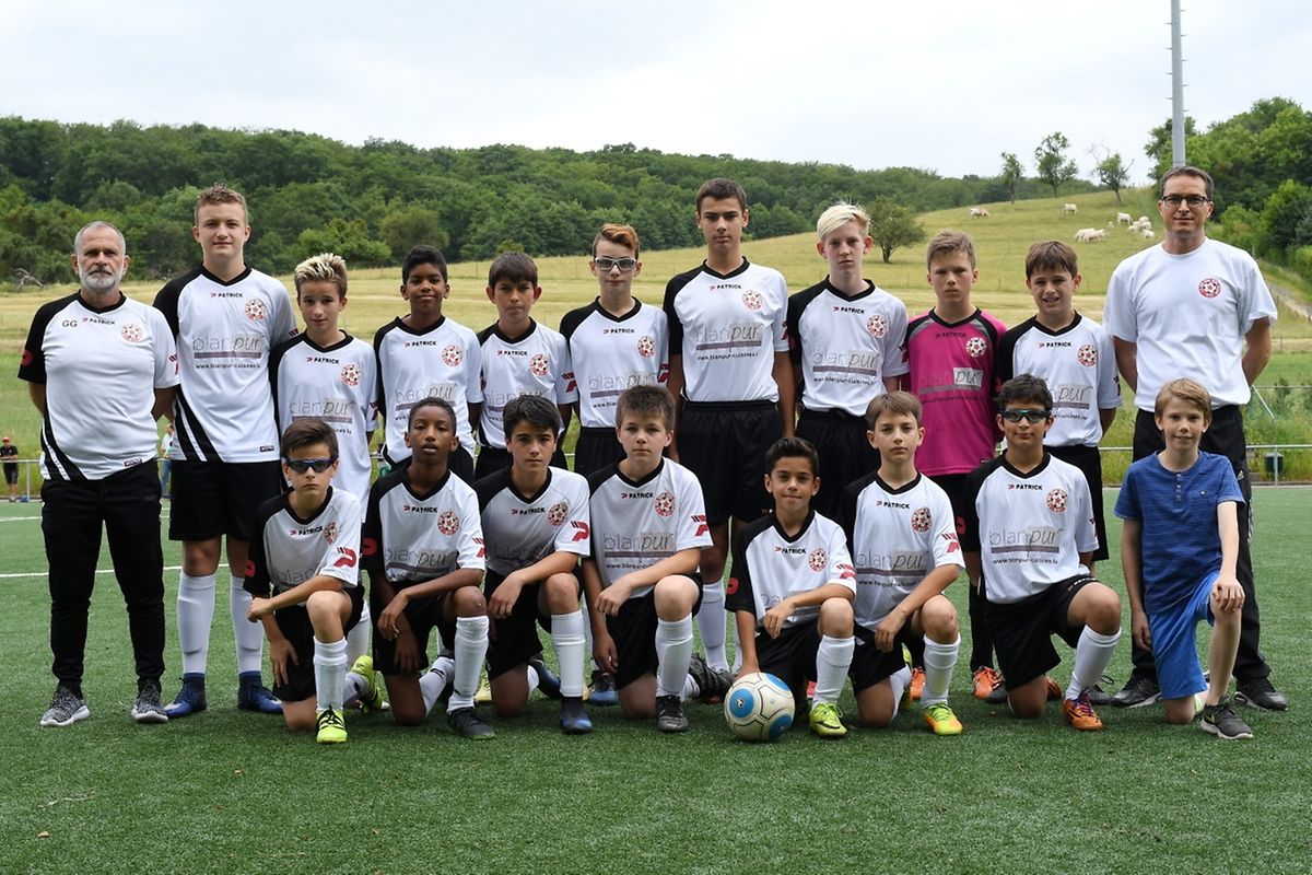 Les minimes du Red Star Merl Belair.