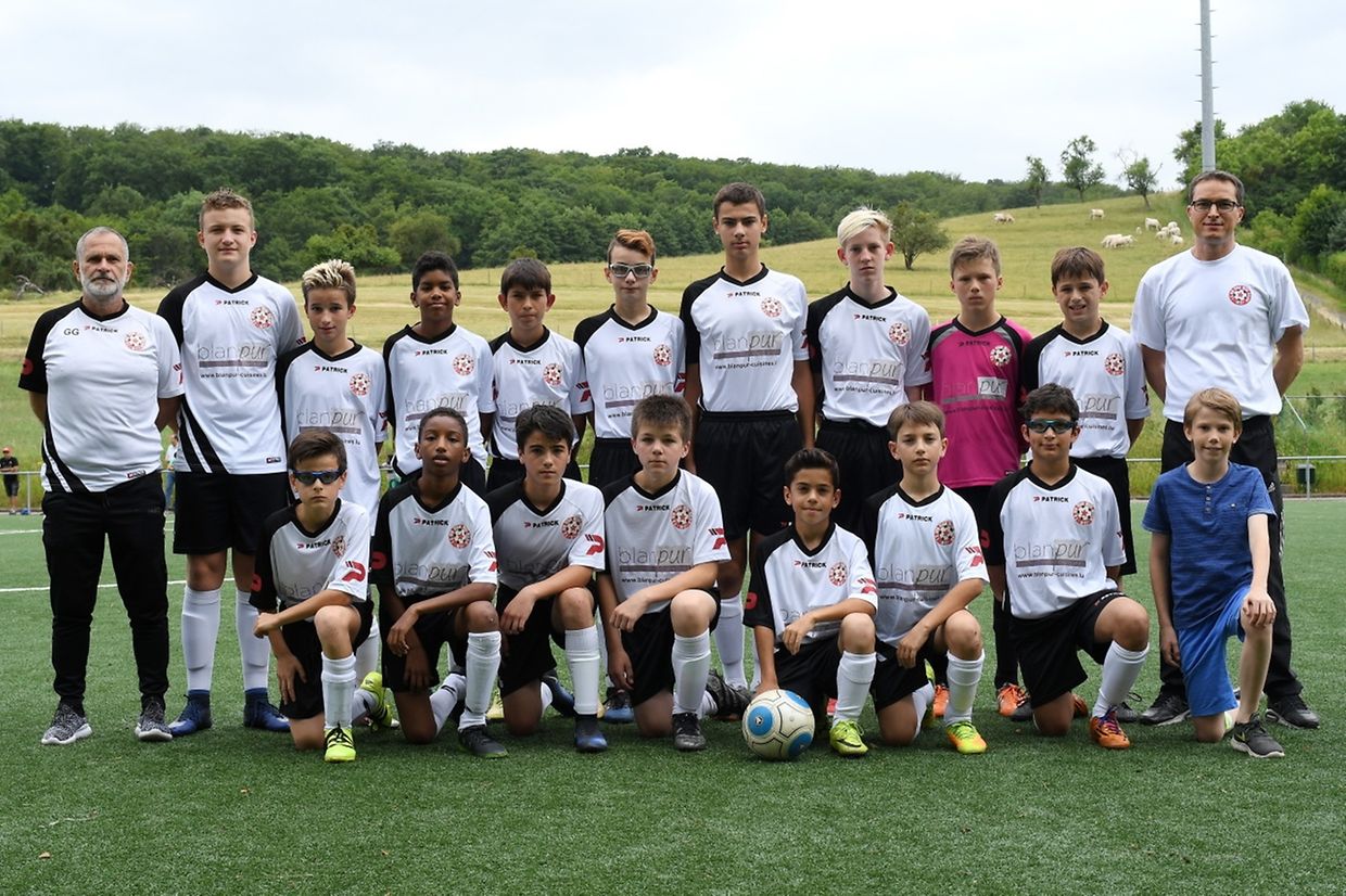 Les minimes du Red Star Merl Belair.