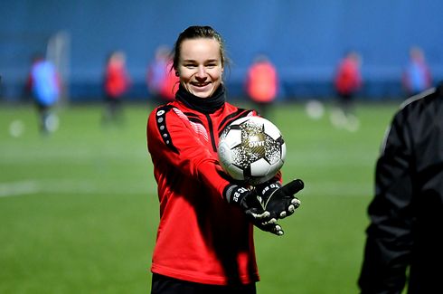Céline Töpler. Football : Entraînement équipe nationale. FLF, Mondercange. Foto : Stéphane Guillaume