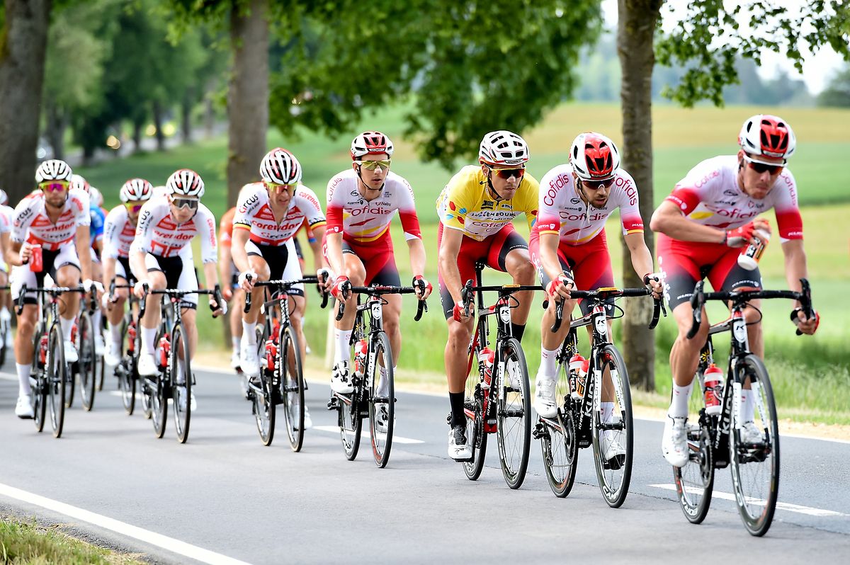 L'équipe Cofidis, au côté de son premier maillot jaune Christophe Laporte, est passée à côté d'un Grand Chelem. 