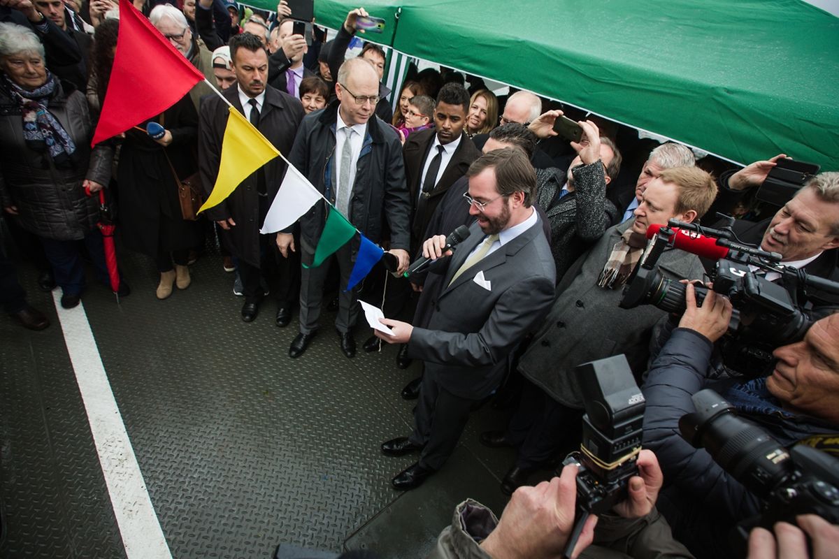 Schiffstaufe der neuen Elektro-Fähre “Sankta Maria II“.