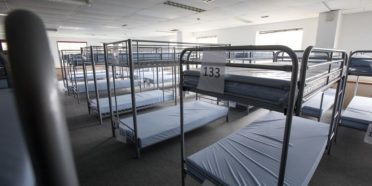 Bis zu 200 Personen können in Findel nächtigen. Das "Foyer de nuit" ist von 19 Uhr abends bis 9 Uhr morgens geöffnet.