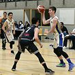 Basketball Total League Meisterschaft 2020-21 der Maenner zwischen dem BBC Telstar Hesperingen und dem T71 Dudelingen am 13.03.2021 Olivier SCHNEIDER (7 Telstar) und Ben HURT (7 T71)