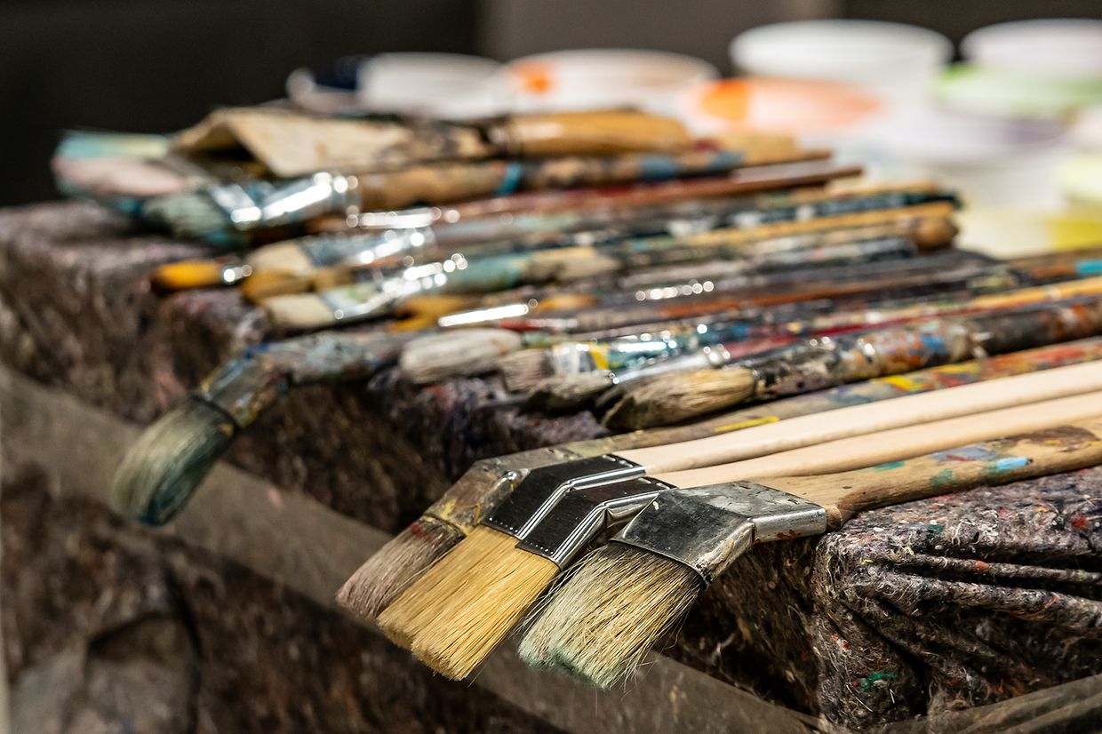 Action Painting Marco Weiten - espace H2O - Differdange -  - 24/09/2020 - photo: claude piscitelli