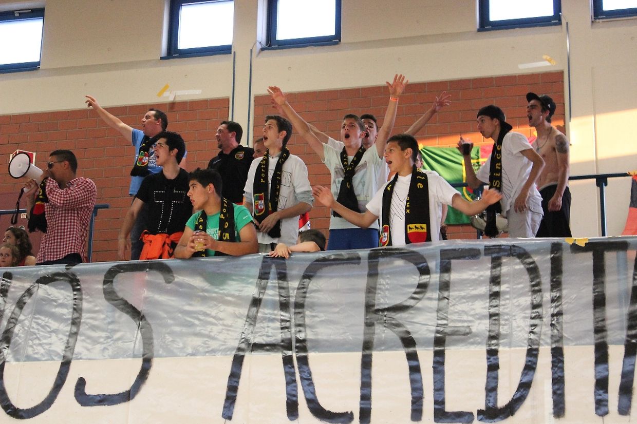 Os simpatizantes da Amicale vieram de Clervaux em grande número