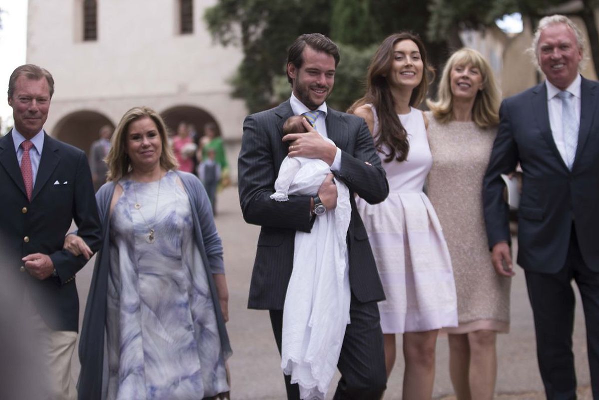 Célébration religieuse du Baptême de la princesse Amalia à la chapelle de Saint-Ferréol à Lorgues.