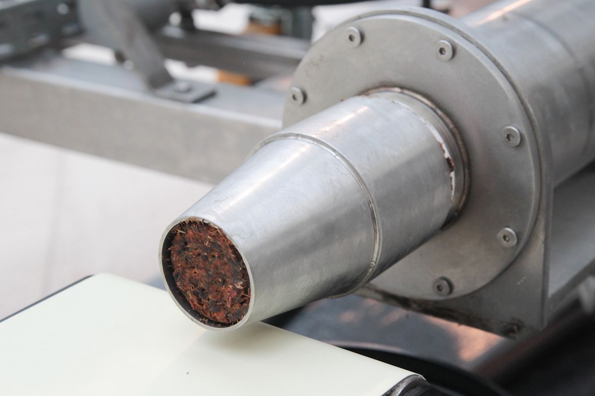 "Cloaca reloaded" des belgischen Künstlers Wim Delvoye.