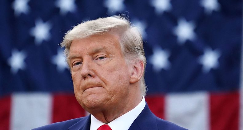 (FILES) In this file photo taken on November 13, 2020 US President Donald Trump looks on after delivering an update on "Operation Warp Speed" in the Rose Garden of the White House in Washington, DC. - President Donald Trump came his closest yet to admitting election defeat on November 23, 2020 after the government agency meant to ease Joe Biden's transition into the White House said it was finally lifting its unprecedented block on assistance. (Photo by MANDEL NGAN / AFP)