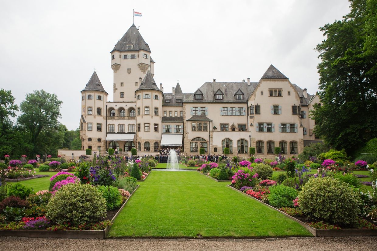 Die großherzogliche Gartenparty auf Schloss Berg.