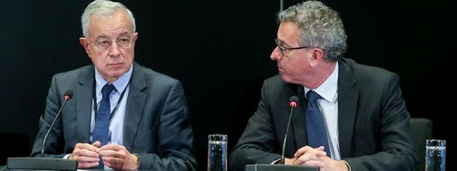 Waren sich in vielen Punkten einig: Finanzminister Pierre Gramegna (r.) und der Präsident der Spezialkommission "Taxe", Alain Lamassoure.