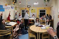 Lokales, Bewegte Schule- Projet vun Sportkomissioun dir d'Grondschoulen Diddeleng, Foto: Chris Karaba/Luxemburger Wort