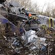 TOPSHOT - Firefighters and emergency doctors work at the site of a train accident near Bad Aibling, southern Germany, on February 9, 2016.
Two Meridian commuter trains operated by Transdev collided head-on near Bad Aibling, around 60 kilometres (40 miles) southeast of Munich, killing at least eight people and injuring around 100, police said. The cause of the accident was not immediately clear. / AFP / dpa / Josef REISNER / Germany OUT