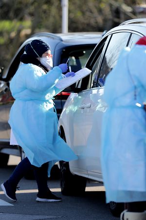 Lokales, Drive-in, Coronavirus, Covid-19, Foto: Chris Karaba/Luxemburger Wort
